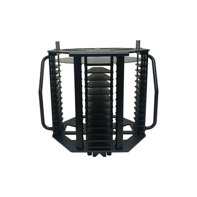 Anti-statico 12 pollici 13 slot Wafer metallico di silicio Carrying Cassette con maniglia