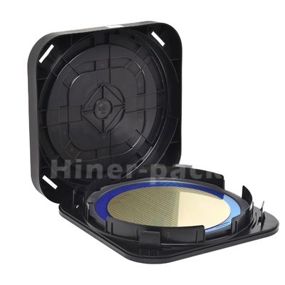 Cisterne portatrici di wafer orizzontali da 300 mm scatola materiale PP nero conduttivo