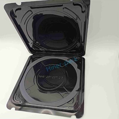 comprare Contenitore di wafer di silicio trasparente da 8 pollici Materiale PET nero Wafer Speditore per Wafer Fab online manufacture