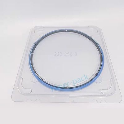 comprare 8 pollici trasparente singolo wafer contenitori di spedizione materiale PET online manufacture