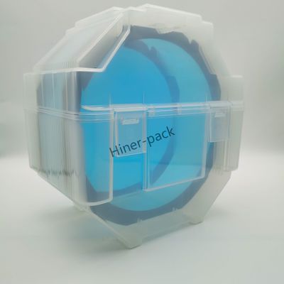 comprare Customized OEM Flex Frame Cassetta Semiconduttore 8 pollici Semitrasparente Wafer Box di archiviazione online manufacture