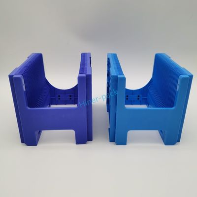comprare Wafer di silicio Container di spedizione Cassetta Box Materiale PP H-Quadrato Colorato Portatore Basso Degassamento online manufacture