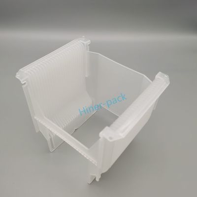 comprare Camera pulita 8 pollici trasparente materiale PP Wafer Carrier Cassetta Semiconduttore Box imballaggio online manufacture