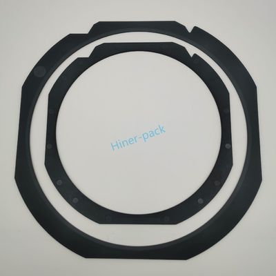 comprare Cornice di anello di taglio flessibile personalizzata Accessoari Wafer da 8 pollici Materiale PPS nero utilizzato nel campo dei semiconduttori online manufacture