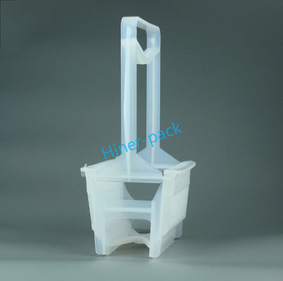 comprare Casella di trasmissione di wafer trasparente con cassetta di wafer conforme a SGS Materiale PP Spedizioniere di wafer verticale online manufacture