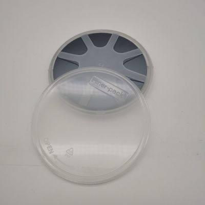 comprare Spedizioniere a singolo wafer orizzontale trasparente per il trasporto sicuro / deposito in camera pulita per il campo dei semiconduttori online manufacture
