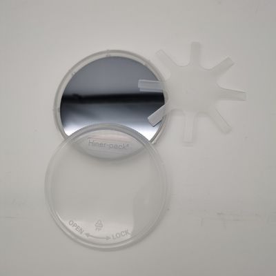 comprare Settile di supporto per wafer mono-polipropilene trasparente con coperchio e molla per wafer fab online manufacture