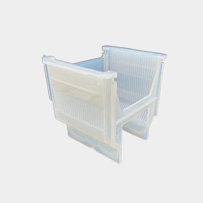 comprare Casella di cassetta per wafer in teflon per stoccaggio e trasporto online manufacture