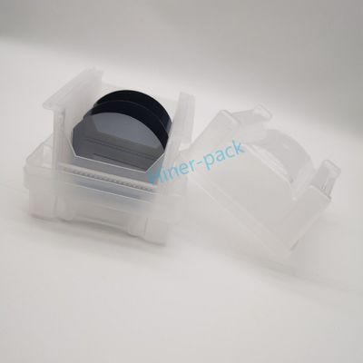 Pulito PP Wafer Convogliatore di scatola di spedizione con cassetta 4 pollici 100mm utilizzato in Wafer Fab